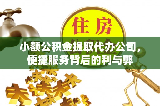 台山小额公积金提取代办公司，便捷服务背后的利与弊