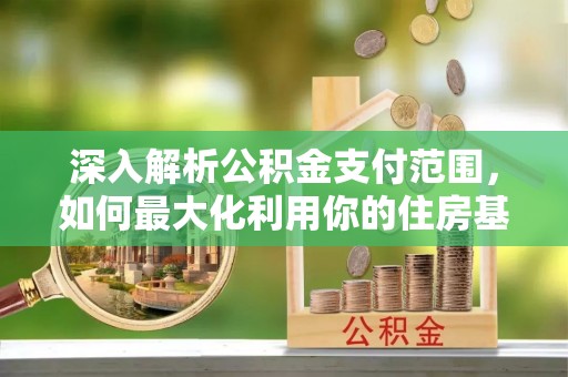 台山深入解析公积金支付范围，如何最大化利用你的住房基金