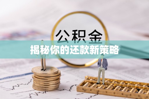 台山揭秘你的还款新策略