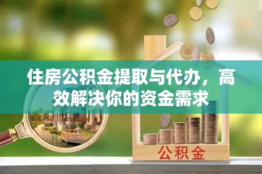 台山住房公积金提取与代办，高效解决你的资金需求