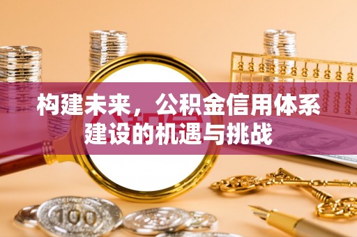 台山构建未来，公积金信用体系建设的机遇与挑战