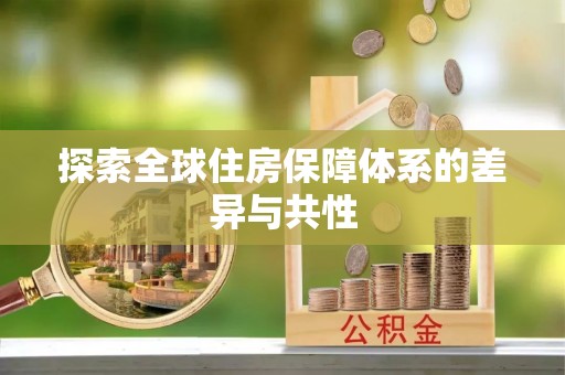 台山探索全球住房保障体系的差异与共性