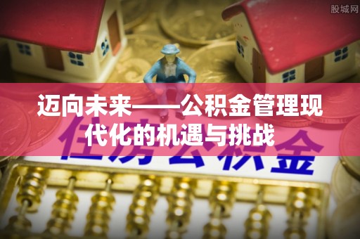 台山迈向未来——公积金管理现代化的机遇与挑战