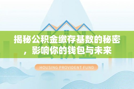 台山揭秘公积金缴存基数的秘密，影响你的钱包与未来