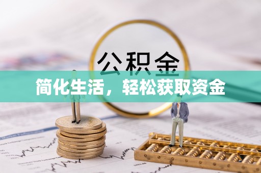 台山简化生活，轻松获取资金